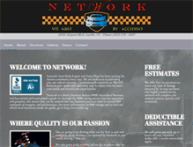 Tablet Screenshot of networkautobodyshop.com